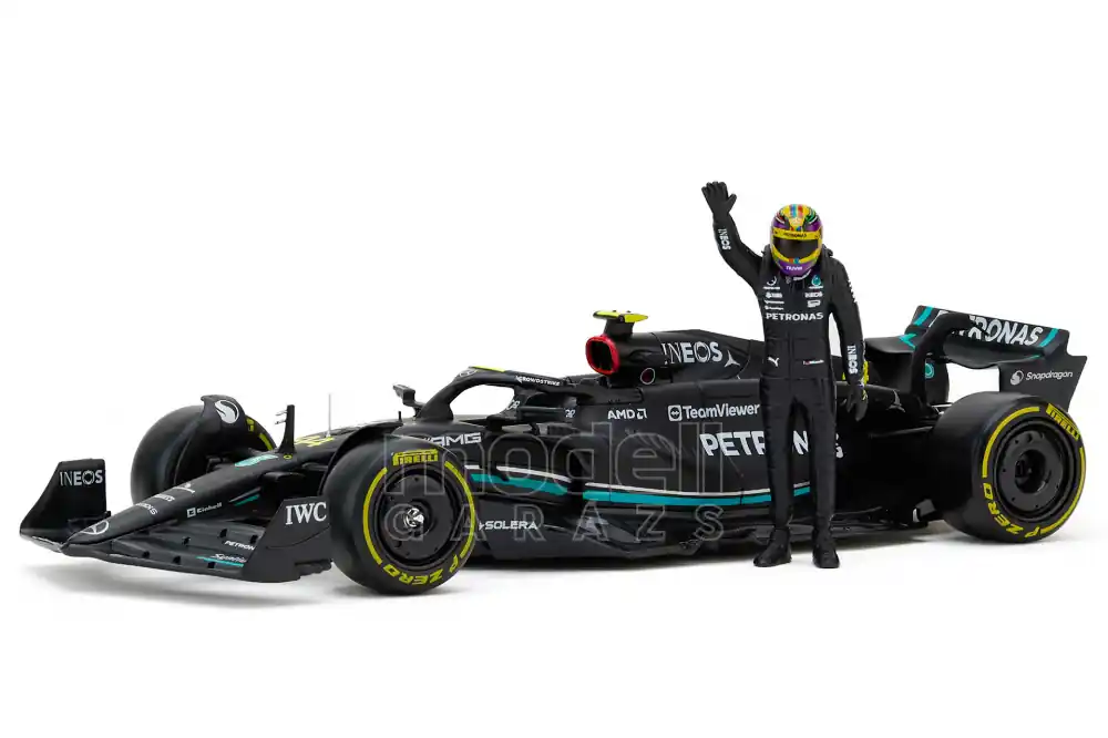 Biztonságos fizetés Mercedes F1 FW14 n.44 2023 L. Hamilton különálló pilótával