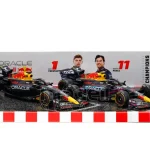 Biztonságos vásárlás Red Bull F1 2 modelles szett RB19 2023 (Verstappen, Perez)