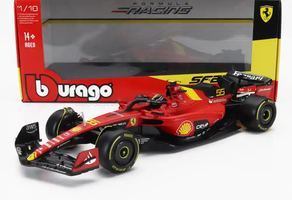 Ferrari F1 SF-23 n.55 Monza GP 2023 C. Sainz Utolsó esély