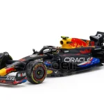 Vásárlói kedvenc Red Bull F1 RB19 n.11 Austin USA GP 2023 S. Perez pilótával és vitrinnel