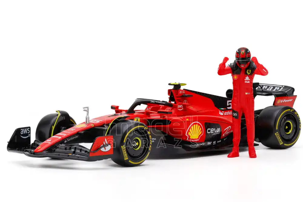 Ferrari F1 SF-23 n.55 2023 C. Sainz különálló pilótával Vásárlói kedvenc