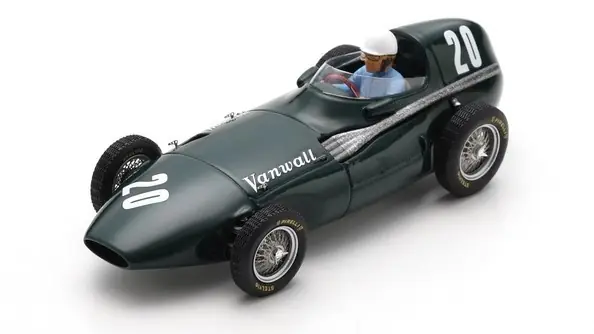 Vanwall F1 VW5 n.20 French GP 1957 R. Salvadori Szuper akció