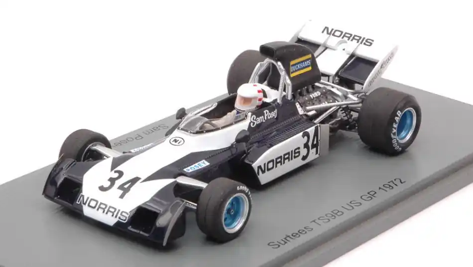 Vedd meg online Surtees F1 TS9B n.34 USA GP 1972 S. Posey