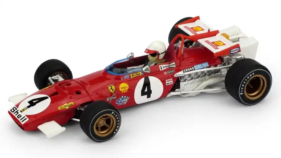 Gyors szállítás Ferrari F1 312B n.4 Italian GP 1970 C. Regazzoni pilótával