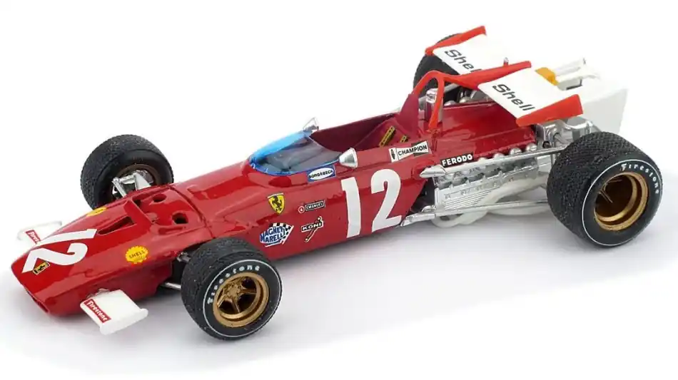 Ferrari F1 312B n.12 Austrian GP 1970 J. Ickx Legkelendőbb