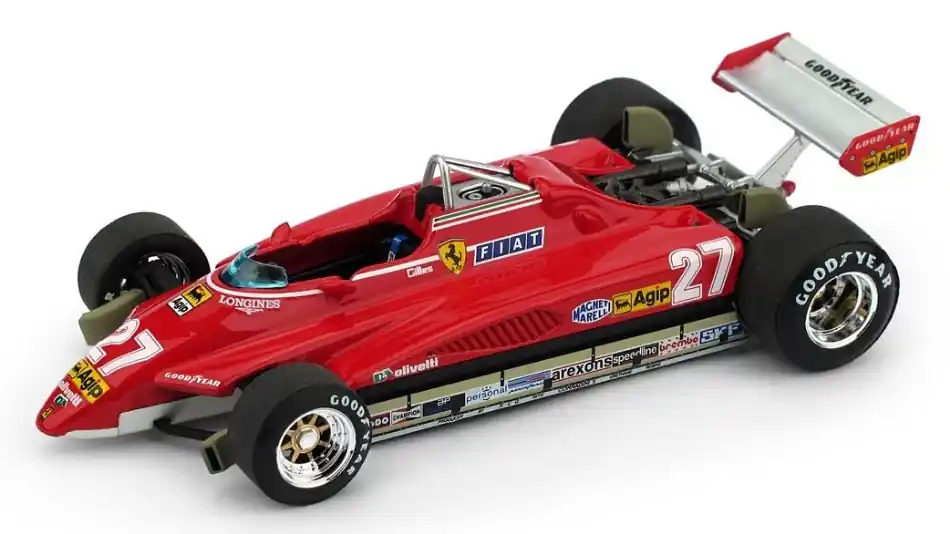 Korlátozott ajánlat Ferrari F1 126C2 n.27 Brazilian GP 1982 G. Villeneuve