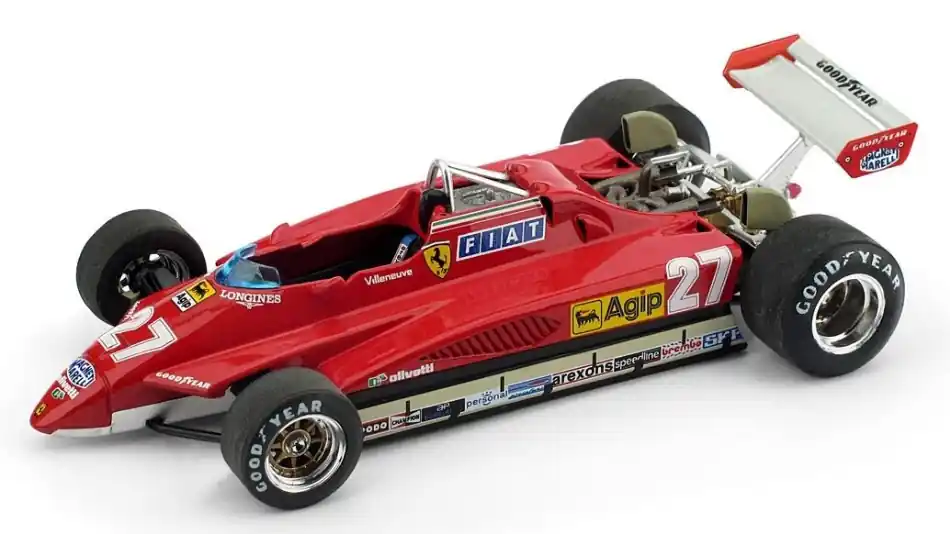 Nézd meg most Ferrari F1 126C2 n.27 San Marino GP 1982 G. Villeneuve