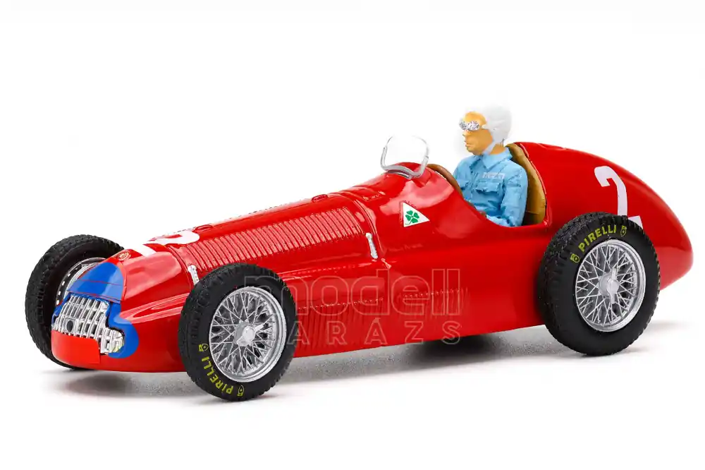 Azonnali szállítás Alfa Romeo F1 158 n.2 British GP 1950 N. Farina pilótával