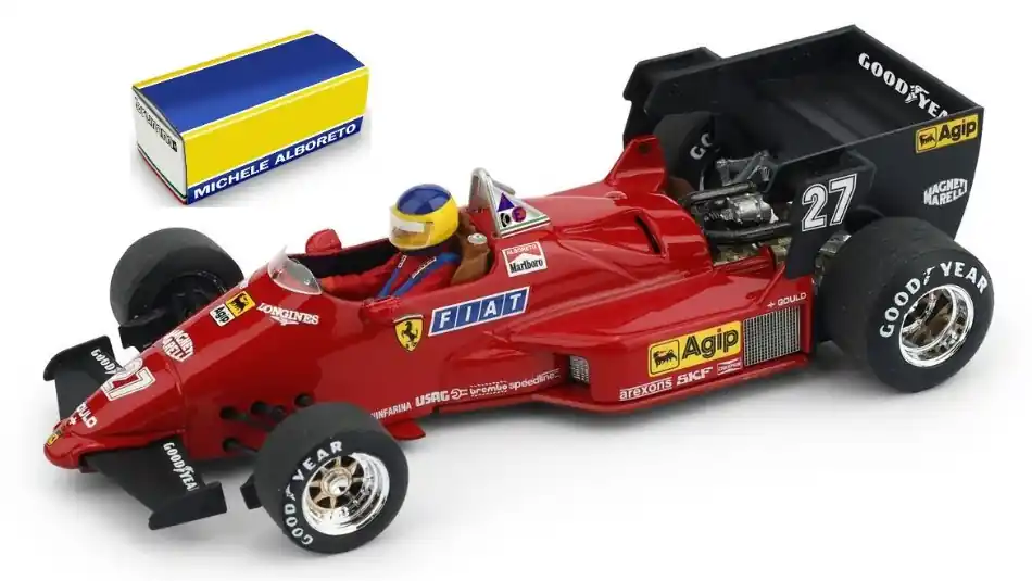 Vedd meg most Ferrari F1 126 C4 n.27 Belgium GP győztes 1984 M. Alboreto pilótával