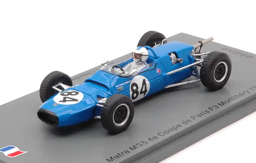 Vásárlói kedvenc Matra F3 MS5 n.84 Paris Montlhery Cup 1967 J.C. Guenard