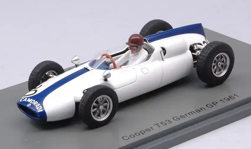 Gyors kiszállítás Cooper F1 T53 n.30 German GP 1961 I. Burgess