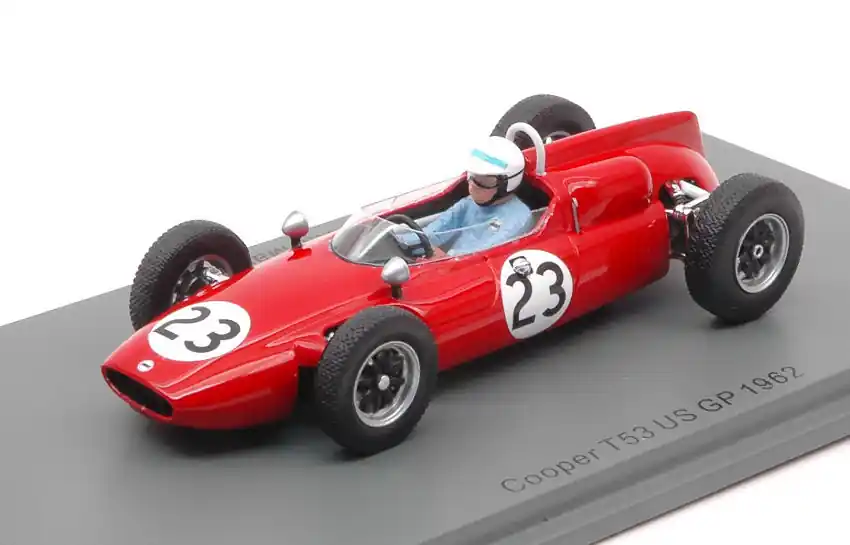 Cooper F1 T53 n.23 US GP 1962 T. Mayer Exkluzív ajánlat