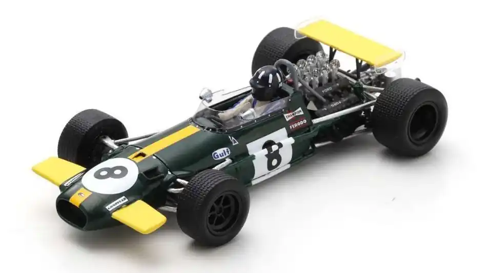 Exkluzív ajánlat Brabham F1 BT26A n.8 British GP 1969 G. Hill