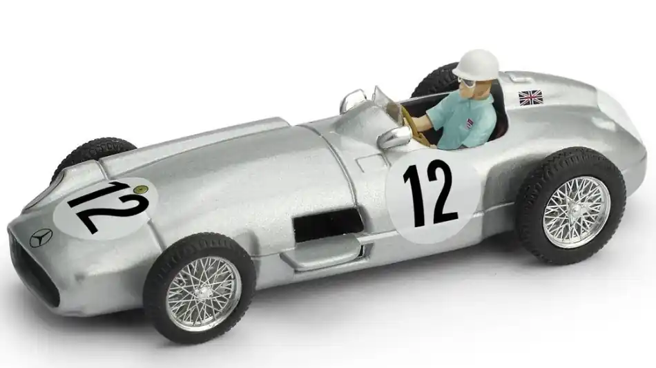Kedvezmény Mercedes F1 W196 n.12 British GP győztes 1955 S. Moss pilótával