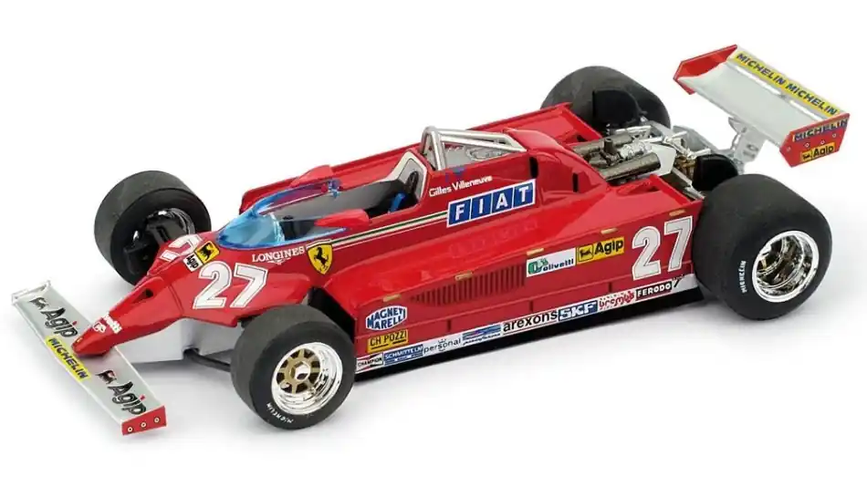 Ferrari F1 126CK n.27 Monte-Carlo GP győztes 1981 G. Villeneuve Azonnali szállítás