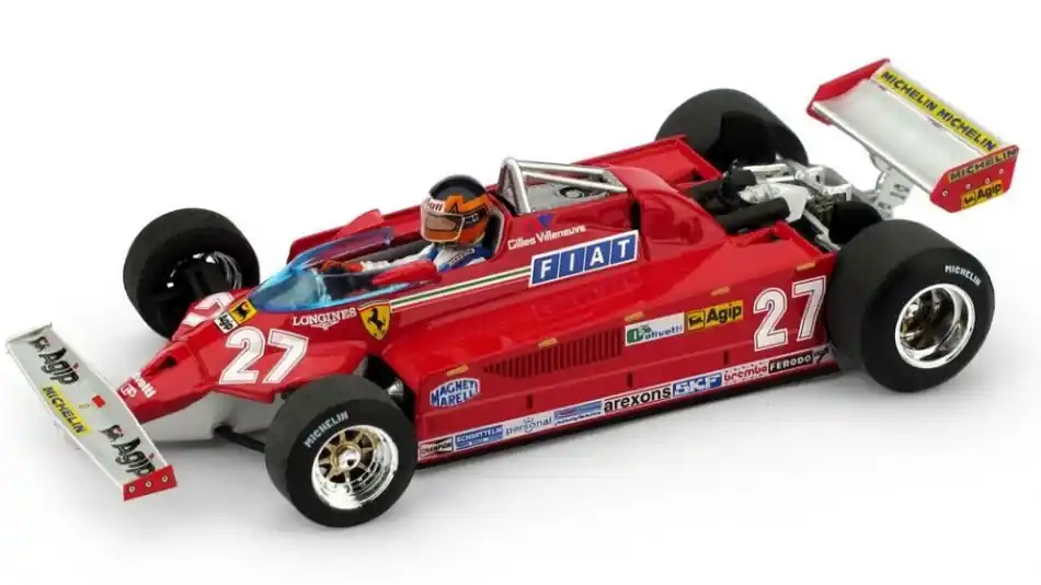 Ferrari F1 126CK n.27 Italy GP 1981 G. Villeneuve pilótával Szuper ajánlat