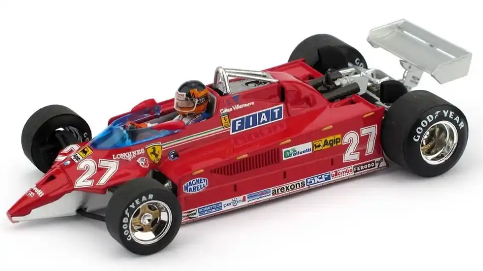 Kedvezményes ár Ferrari F1 126CK Turbo 1981 G. Villeneuve pilótával