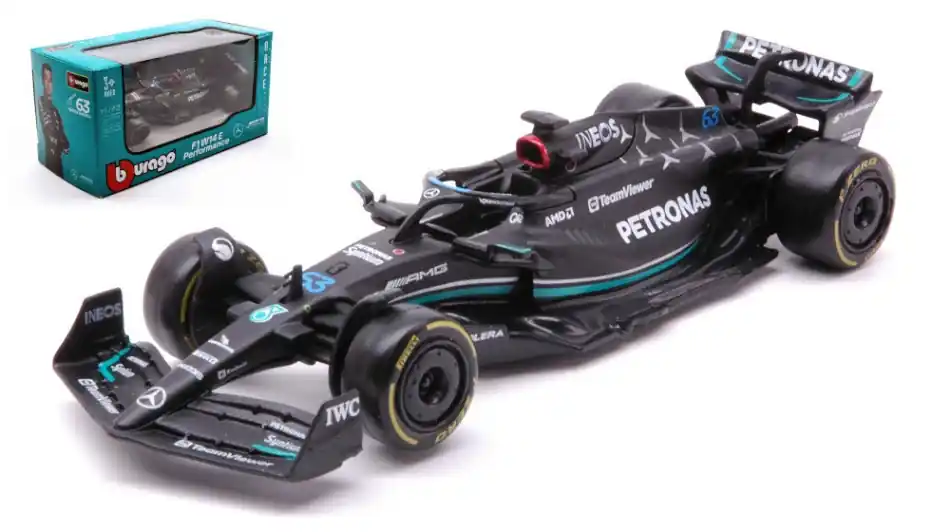 Vedd meg online Mercedes F1 W14 n.63 2023 G. Russel
