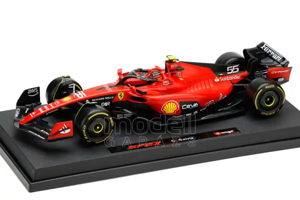 Biztonságos fizetés Ferrari F1 SF-23 Team Scuderia Ferrari n.55 2023 C. Sainz