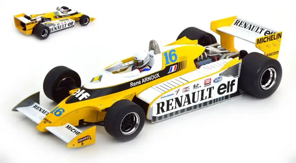 Kiárusítás Renault F1 RS10 n.16 British GP 1979 R. Arnoux