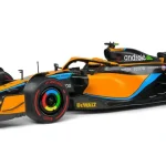 Akció McLaren MCL36 n.3 Australia GP 2022 D. Ricciardo