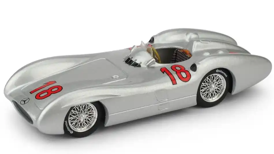 Mercedes F1 W196C n.18 French GP 1954 Juan Manuel Fangio világbajnok Biztonságos fizetés