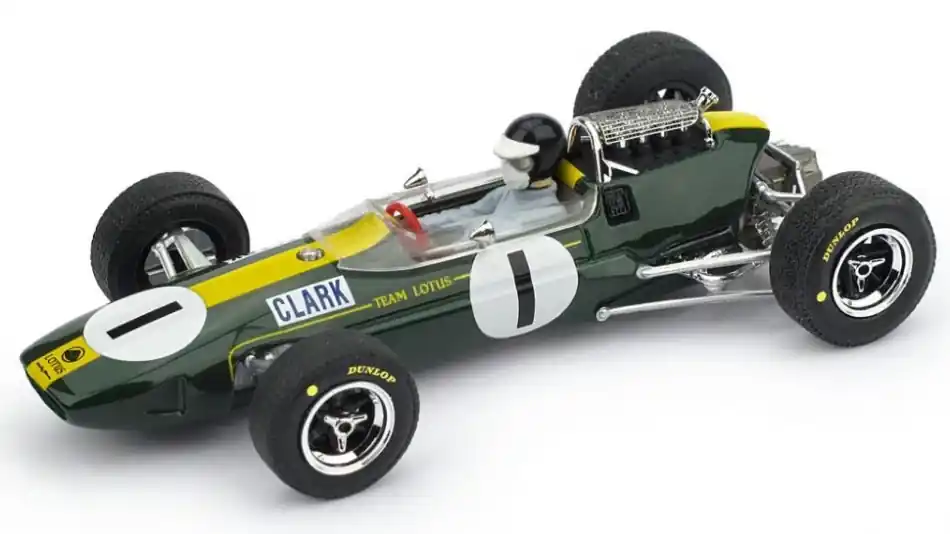 Biztonságos fizetés Lotus F1 33 n.1 German GP győztes 1965 Jim Clark világbajnok pilótával