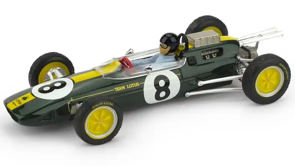 Lotus F1 25 n.8 Italian GP győztes 1963 Jim Clark világbajnok pilótával Korlátozott ajánlat
