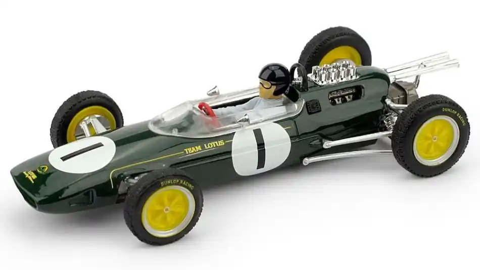 Biztonságos fizetés Lotus F1 25 n.1 Belgian GP győztes 1963 Jim Clark világbajnok pilótával