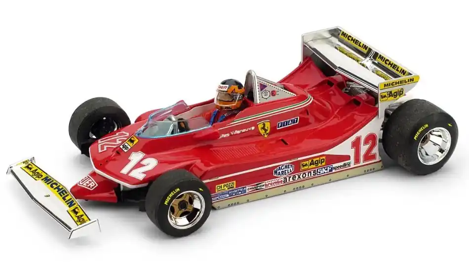 Ferrari F1 312T4 n.12 Monaco GP 1979 G. Villeneuve pilótával Alacsony ár