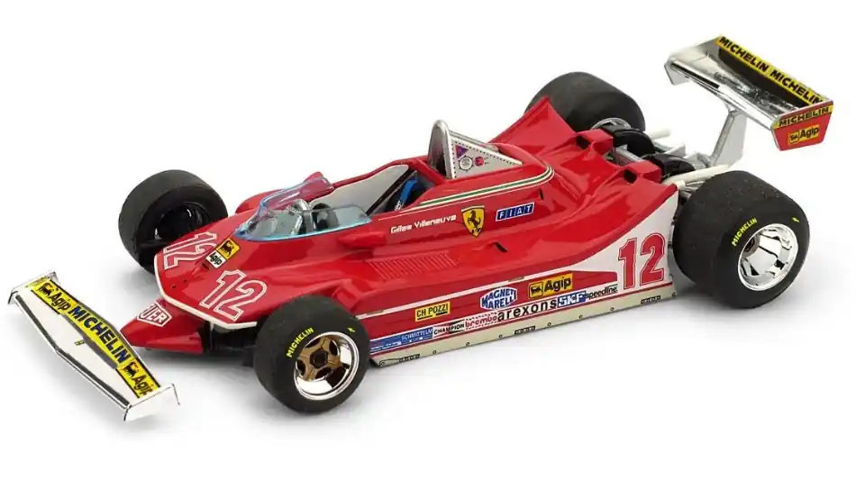 Nézd meg most Ferrari F1 312T4 n.12 French GP 1979 Gilles Villeneuve