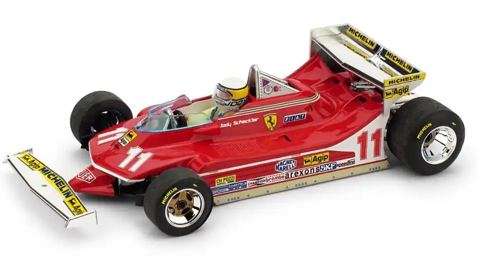 Exkluzív ajánlat Ferrari F1 312T4 n.11 Monte-Carlo GP győztes 1979 Jody Scheckter világbajnok pilótával