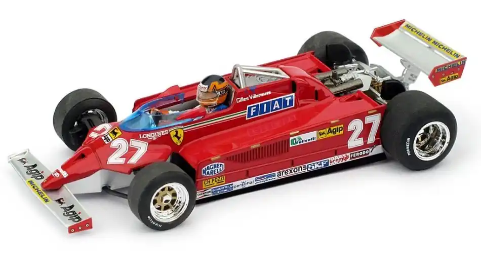 Ferrari F1 126CK n.27 Monte-Carlo GP győztes 1981 G. Villeneuve pilótával Rendeld meg most