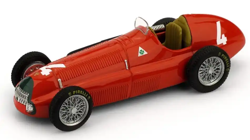 Alfa Romeo F1 158 n.4 3rd British GP 1950 Reg Parnell Limitált 70 db. Rendeld meg most