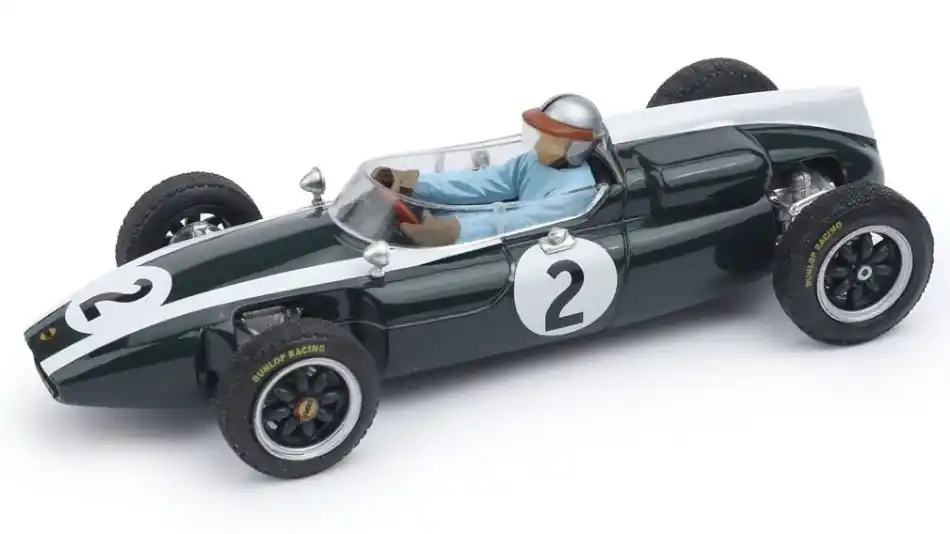 Cooper F1 T53 n.2 British GP 1960 B. McLaren pilótával Csak ma