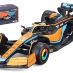 Utolsó esély McLaren F1 MCL36 Daniel Ricciardo 2022 n.3 Australian GP vitrinnel és pilótával