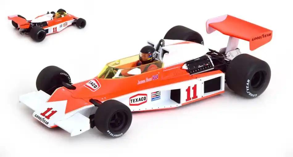 Legnépszerűbb McLaren F1 M23 Ford Marlboro McLaren team n.11 French GP győztes 1976 James Hunt világbajnok