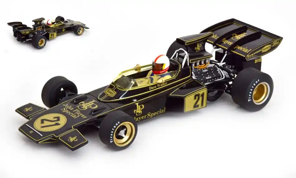 Lotus F1 72D John Player Special Lotus team n.21 Spain GP 1972 Dave Walker Szuper ajánlat