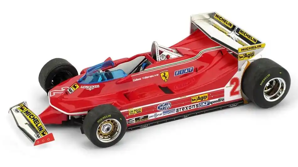 Ferrari F1 312T5 n.2 Monaco GP 1980 Gilles Villeneuve Biztonságos fizetés