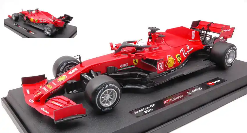 Ferrari F1 SF1000 Sebastian Vettel 2020 n.5 Austrian GP Biztonságos fizetés