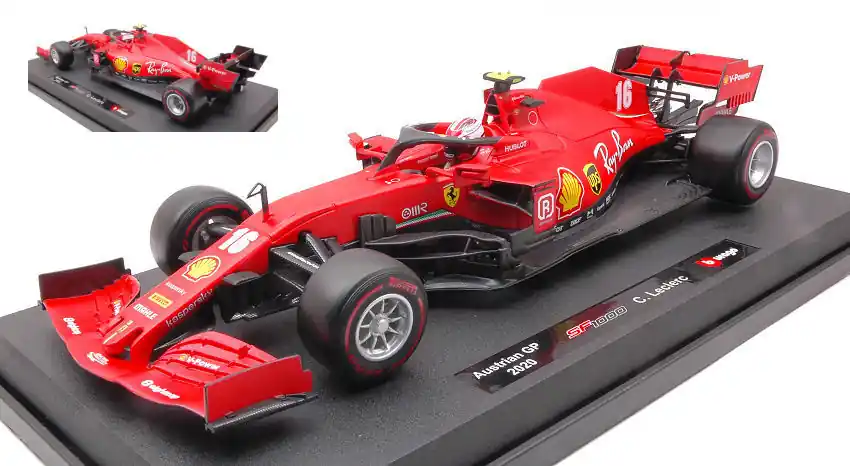 Ferrari F1 SF1000 Charles Leclerc 2020 n.16 Austrian GP Árcsökkenés