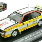 Csak ma Audi Sport Quattro A2 Team Audi Sport (éjszakai) n.1 Rally Monte-Carlo 1984 W. Röhrl - C. Geistdörfer Újra elérhető