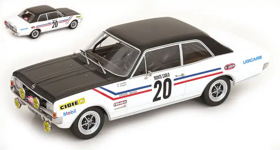 Opel Commodore A 20 Rally Monte-Carlo, 1971 H. Greder - P. Pagani Legjobb ár