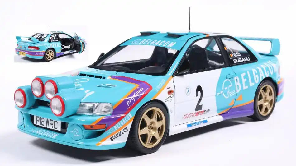 Legkelendőbb Subaru Impreza WRC 2 Ypres Rally 1998 J.M. Fortin - G. de Mevius