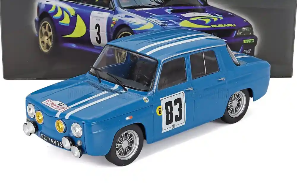 Exkluzív ajánlat Renault R8 Gordini (éjszakai) 83 Rally Tour de Corse 1966 J.F. Pilot - J.F. Jacob