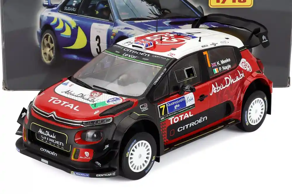 Citroën C3 WRC 7 Rally Mexico győztes 2017 K. Meeke - P. Nagle Korlátozott ajánlat