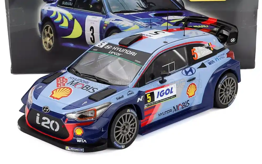 Hyundai i20 WRC 5 Rally Tour de Corse győztes 2017 T. Neuville - N. Gilsoul Legkelendőbb