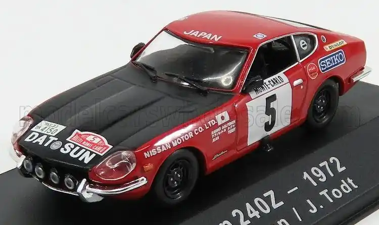 Nissan Datsun 5 Rally Monte-Carlo 1972 R. Aaltonen - J. Todt Akció