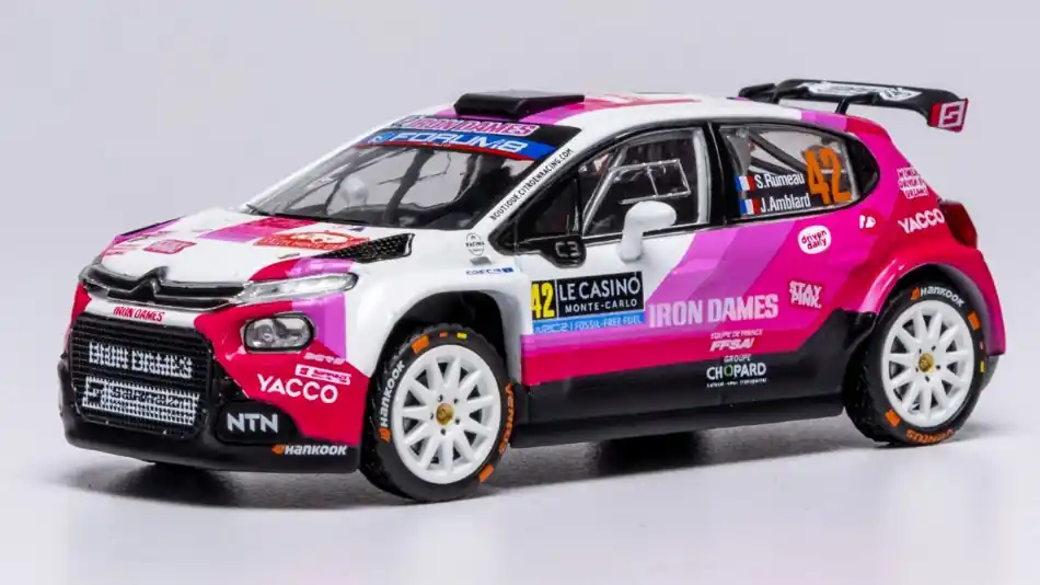 Expressz szállítás Citroën C3 Rally2 WRC 42 Rally Monte-Carlo 2025 S. Rumeau - J. Amblard