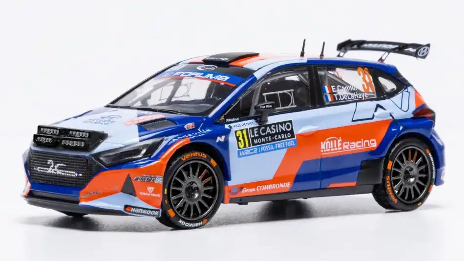 Hyundai i20 N Rally2 WRC 31 Rally Monte-Carlo 2025 E. Camilli - T. de La Haye Népszerű